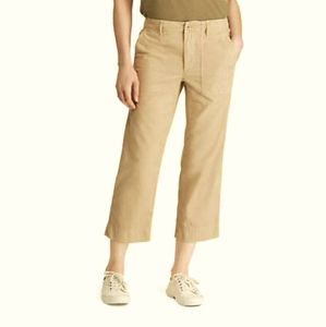 Lauren by Ralph Lauren Tan Khaki Straight Capri
